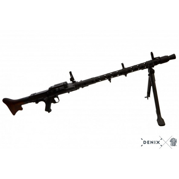 Denix Koleksiyon Grubu-MG 34 MAKİNELİ TÜFEK, ALMANYA 1934 (İKİNCİ DÜNYA SAVAŞI)-Orijinalden ilham alan tasarım ürün görseli 1