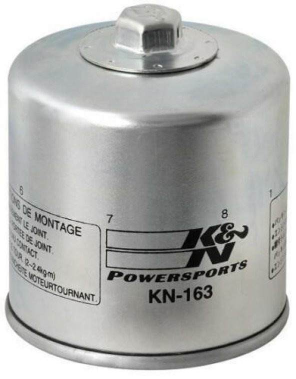 K&N KN-163 1996-2001 BMW R 1100 RT Uyumlu Yağ Filtresi ürün görseli 1