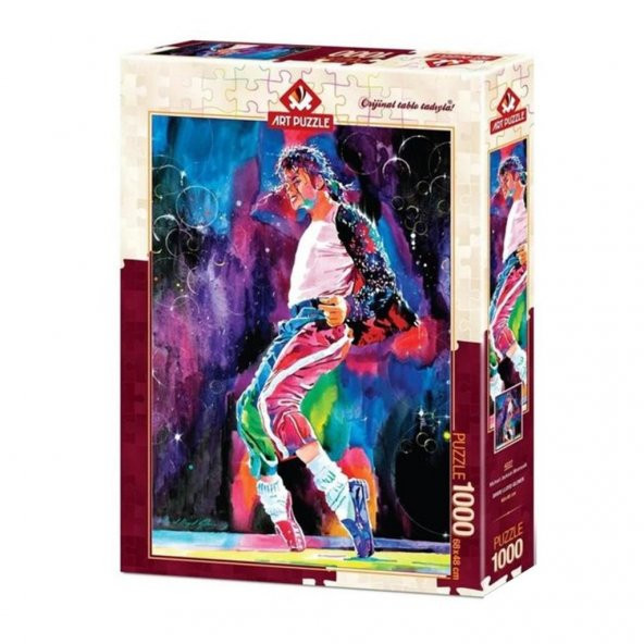 4227 Art Puzzle Michael Jackson Moonwalk 1000 Parça Puzzle - Resim 3