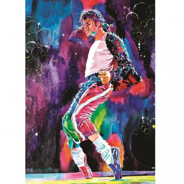 4227 Art Puzzle Michael Jackson Moonwalk 1000 Parça Puzzle - Resim 4