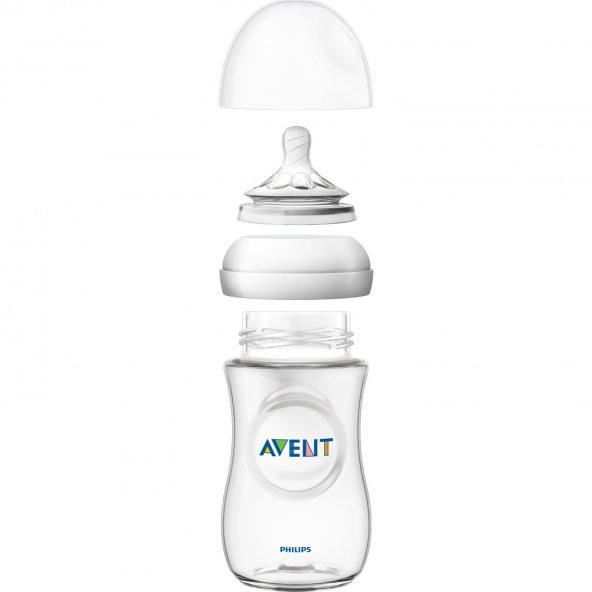 Philips Avent Natural PP Biberon 260 ml 2li - Resim 2