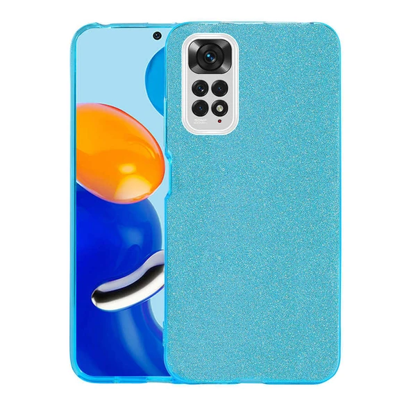 Zore Xiaomi ile uyumlu Redmi Note 11S Global Kılıf Shining Silikon ürün görseli 1