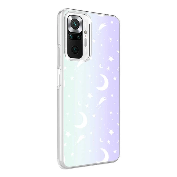 Zore Xiaomi ile uyumlu Redmi Note 10 Pro Kılıf M-Blue Desenli Kapak ürün görseli 1