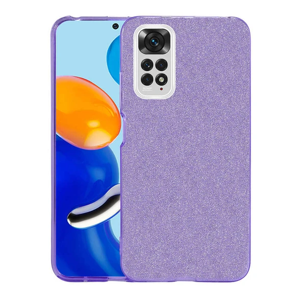 Zore Xiaomi ile uyumlu Redmi Note 11 Global Kılıf Shining Silikon ürün görseli 1