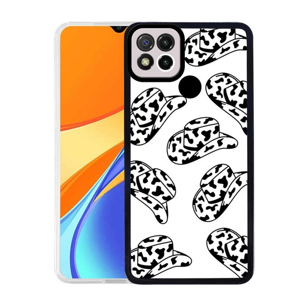 Zore Xiaomi ile uyumlu Redmi 9C Kılıf M-Fit Desenli Kapak ürün görseli 1