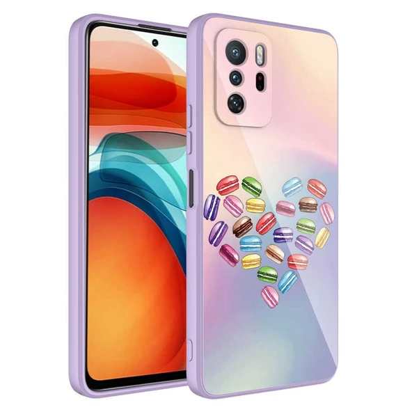 Zore Xiaomi ile uyumlu Redmi Note 10 Pro Kılıf Kamera Korumalı Desenli Sert Silikon Epoksi Kapak ürün görseli 1