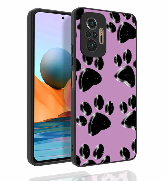 Zore Xiaomi ile uyumlu Redmi Note 10 Pro Kılıf Desenli Kamera Korumalı Parlak Nora Kapak ürün görseli 1