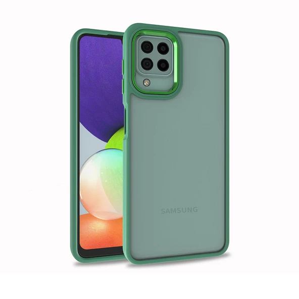 Zore Galaxy ile uyumlu M22 Kılıf Flora Kapak ürün görseli 1