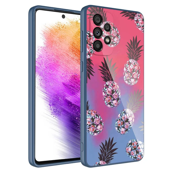 Zore Galaxy ile uyumlu A13 4G Kılıf Kamera Korumalı Desenli Sert Silikon Epoksi Kapak ürün görseli 1