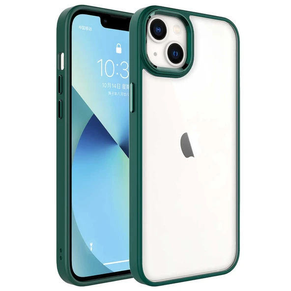 Zore Apple ile uyumlu iPhone 14 Kılıf Krom Kapak ürün görseli 1
