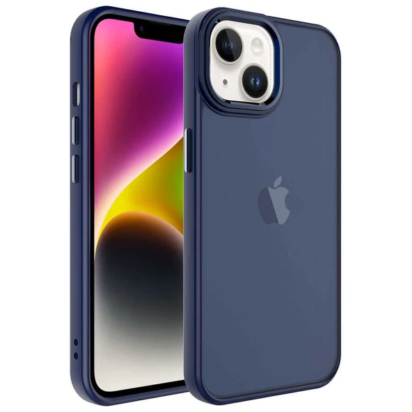 Zore Apple ile uyumlu iPhone 14 Kılıf Buzlu Sert PC May Kapak ürün görseli 1