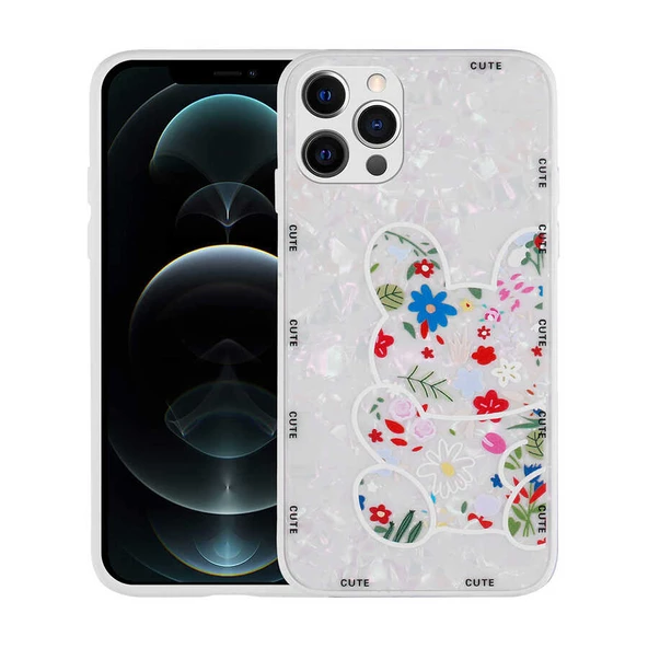 Zore Apple ile uyumlu iPhone 13 Pro Max Kılıf Desenli Sert Silikon Mumila Kapak ürün görseli 1