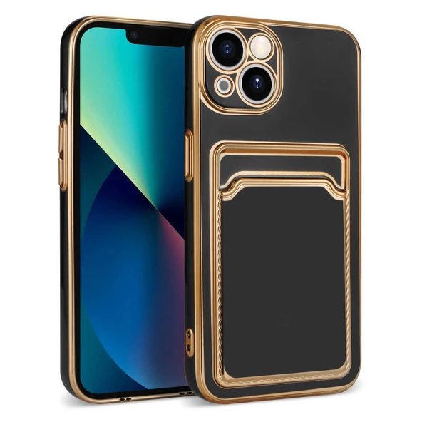 Zore Apple ile uyumlu iPhone 13 Kılıf Bark Kartlıklı Kapak ürün görseli 1