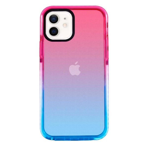 Zore Apple ile uyumlu iPhone 12 Kılıf Renkli Punto Kapak ürün görseli 1