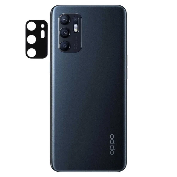 Zore Oppo ile uyumlu Reno 6 4G 3D Kamera Camı ürün görseli 1