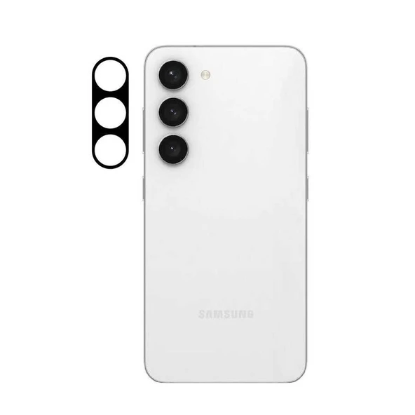 Zore Galaxy ile uyumlu S23 Plus 3D Kamera Camı ürün görseli 1