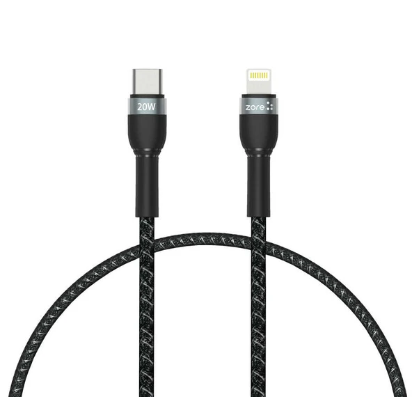 Zore Shira Serisi Type-C to Lightning PD Kablo 30cm ürün görseli 1