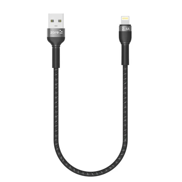 Zore Shira Serisi Lightning USB Kablo 30cm - Resim 3