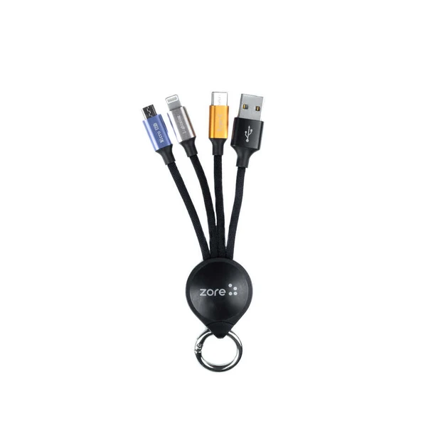 Zore OKS 3 in 1 Usb Kablo - Resim 6