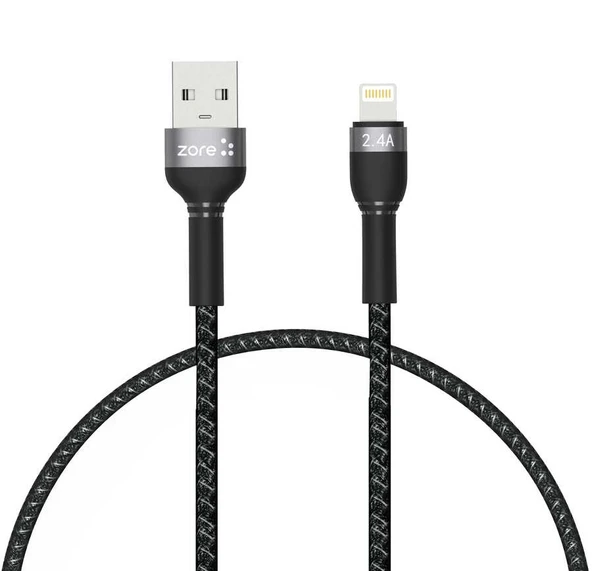 Zore Shira Serisi Lightning USB Kablo 30cm - Resim 5