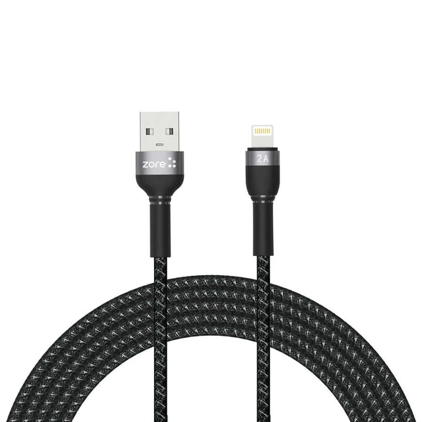 Zore Shira Serisi Lightning USB Kablo 3m - Resim 6