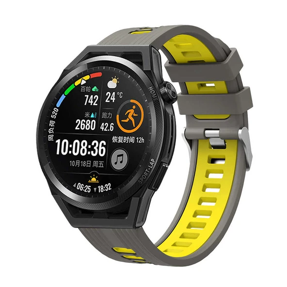 Zore Huawei ile uyumlu GT2 46mm KRD-55 22mm Silikon Kordon ürün görseli 1