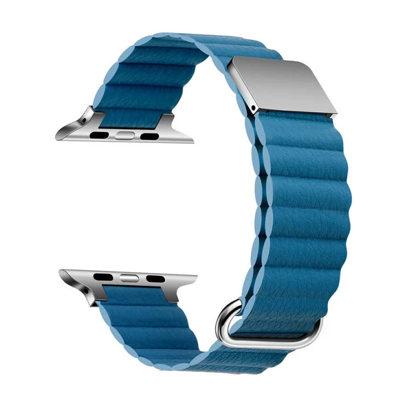 Zore ​​​Apple ile uyumlu Watch Ultra 49mm KRD-78 PU Deri Kordon Strap Kayış ürün görseli 1