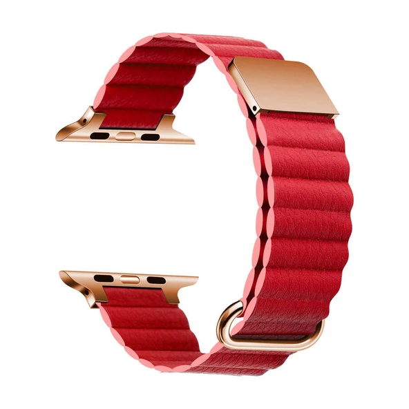 Zore ​​​Apple ile uyumlu Watch 38mm KRD-78 PU Deri Kordon Strap Kayış ürün görseli 1