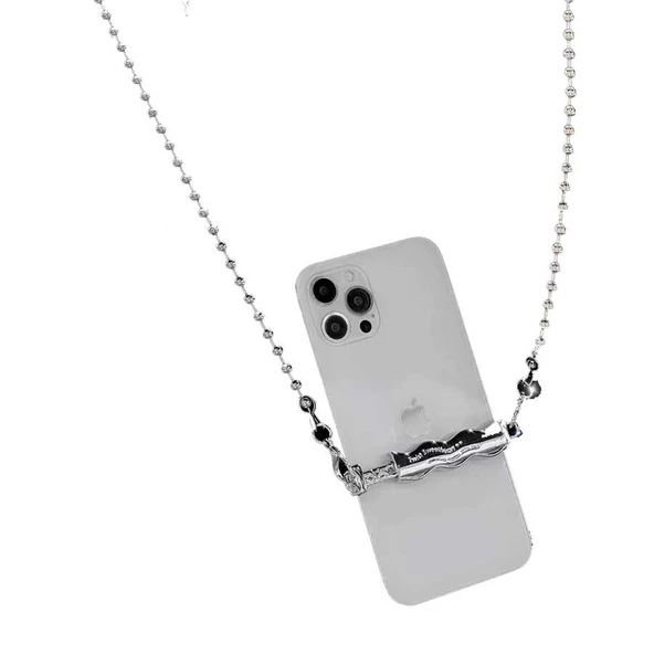 Zore İP03 Cep Telefonu Boyun Askısı Metal Zincir ürün görseli 1