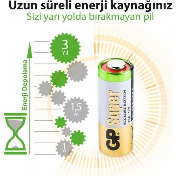 Gp Alkalın Pıl 12V 1 Lı (Gp23a) - Resim 4
