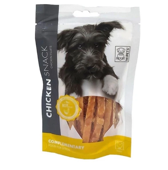 M-Pets Chicken Fillets Tavuklu Köpek Ödülü 80gr ürün görseli 1