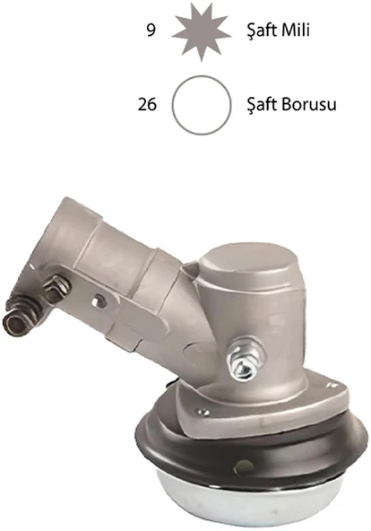 Tırpan Kafa Grubu Komple26 MM 9 Yıldız ürün görseli 1