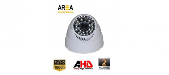 2 MP AHD 1080p 3.6 Lens 36 Ir Led Dome Güvenlik Kamerası AR-9479 ürün görseli 1