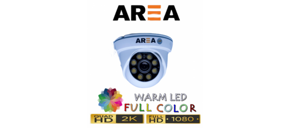 2MP 1080P AHD WARM LED İÇ MEKAN DOME GÜVENLİK KAMERASI ürün görseli 1