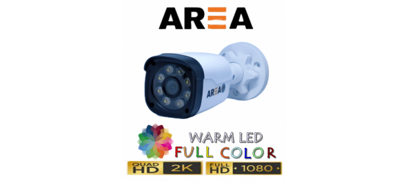 2MP 1080P AHD WARM LED DIŞ MEKAN GÜVENLİK KAMERASI ürün görseli 1