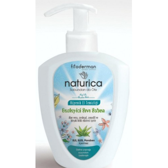 Fitoderman Doğal Aloe Vera Özlü Naturica Besleyici Sıvı Sabun 400 mL ürün görseli 1