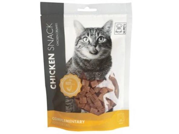 M-Pets Chicken Crumbs Tavuklu Kedi Ödülü 80gr ürün görseli 1