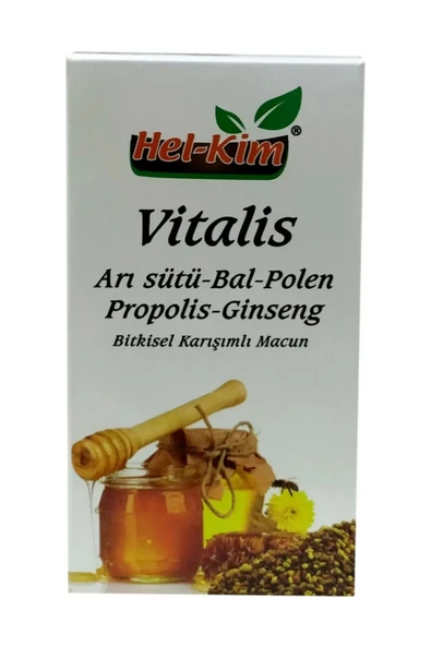 HelKim Vitalis Arı Sütü Bal Polen Propolis Ginseng Karışım 420Gr ürün görseli 1