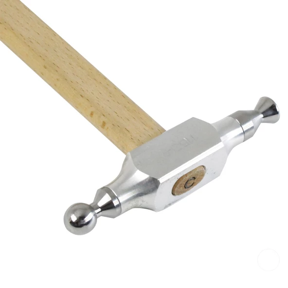 Pdr Tools Pdr Boyasız Göçük Düzeltme Çekiç Tahta Saplı Alüminyum Değişen Başlıklı 2 Metal Başlık (El Aletleri) ürün görseli 1