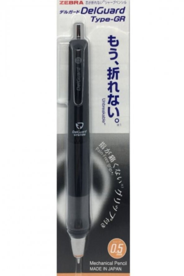 Zebra Delguard Type-gr Versatıl Kalem 0.5 Mm Siyah - Resim 6