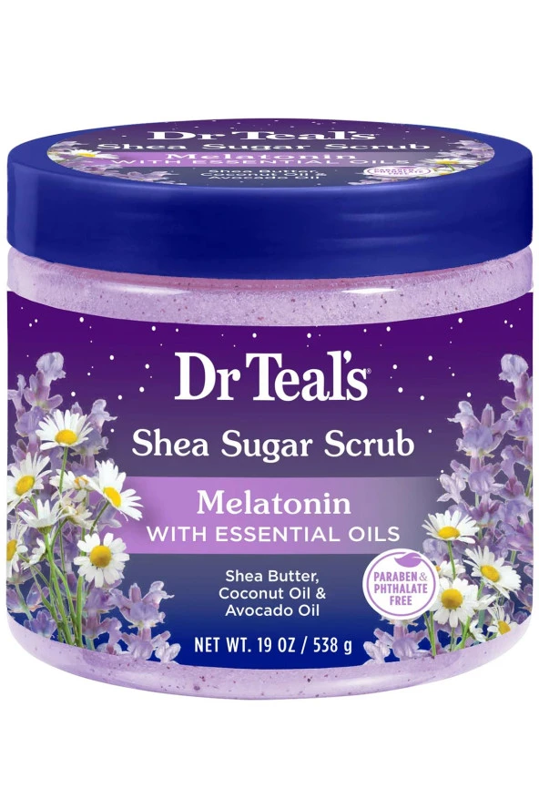 Dr.Teals Shea Sugar Scrub Shea Butter Vücut Şeker Peeling 538GR ürün görseli 1
