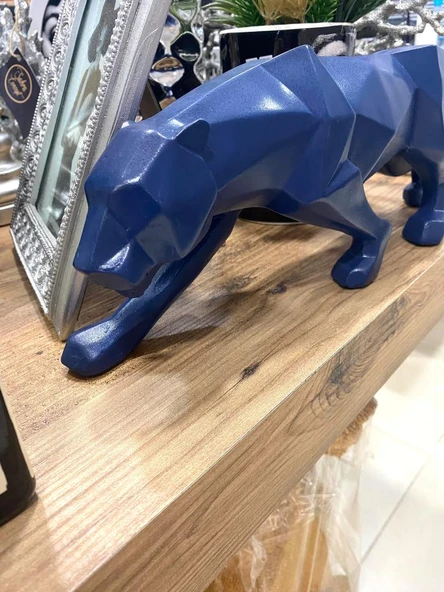 KUBİK LEOPAR BİBLO LACİVERT - Resim 3