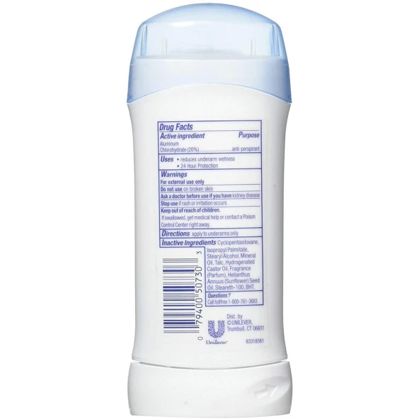 Dove Original Clean Antiperspirant Deodorant 74GR - Resim 2
