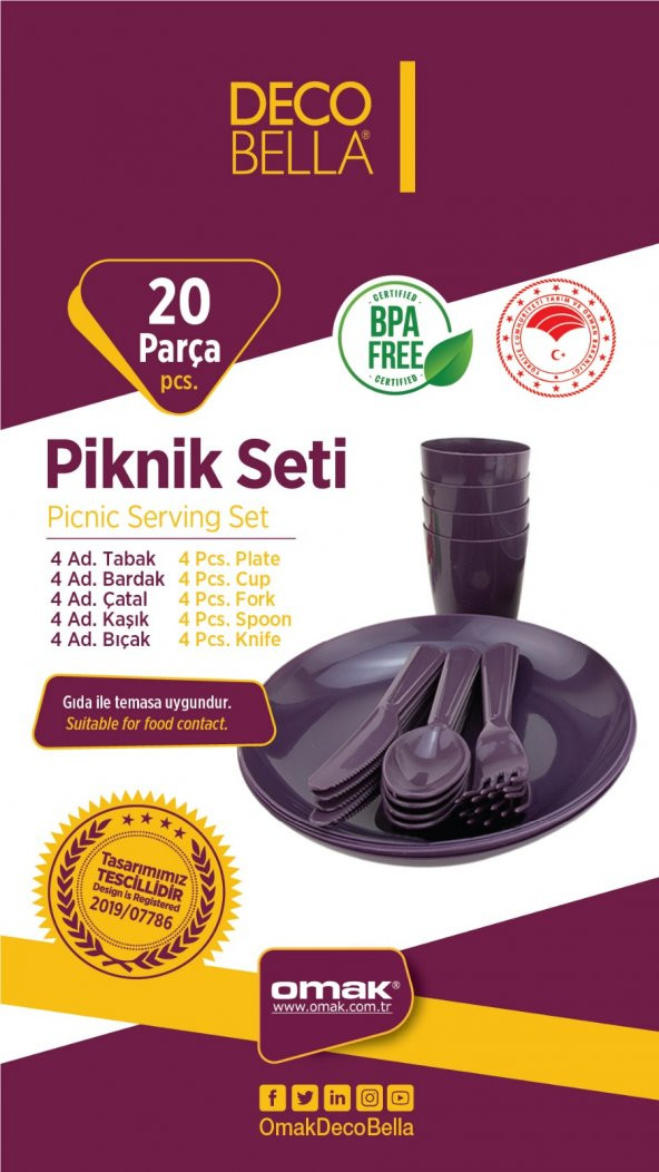 Ekonomik Lüks Piknik Seti - Resim 4