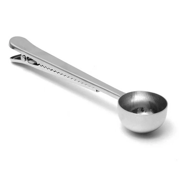 Omnisoft EPX KH-17 Kahve Ölçü Kaşığı Klipsli Mandallı Paslanmaz Çelik ürün görseli 1