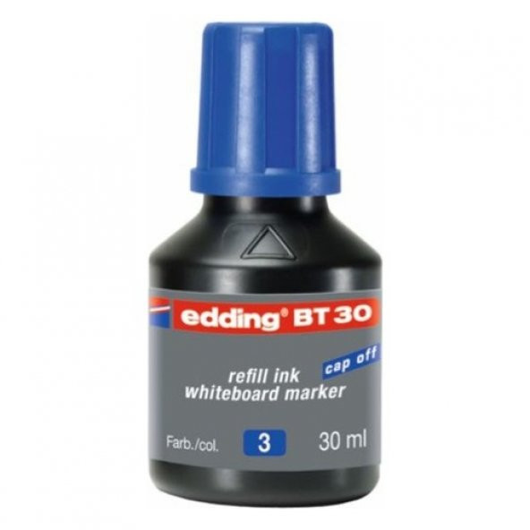EDDİNG TAHTA KALEM MÜREKKEBİ 30 ML MAVİ 2 Lİ ürün görseli 1
