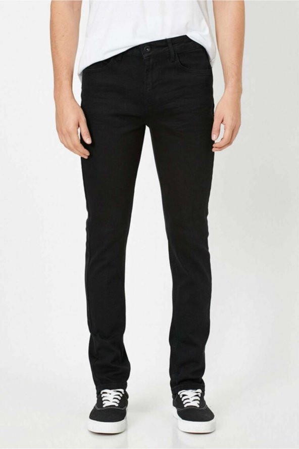 Erkek Jean Pantolon Siyah - Resim 2