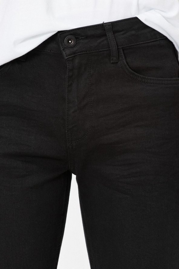 Erkek Jean Pantolon Siyah - Resim 5