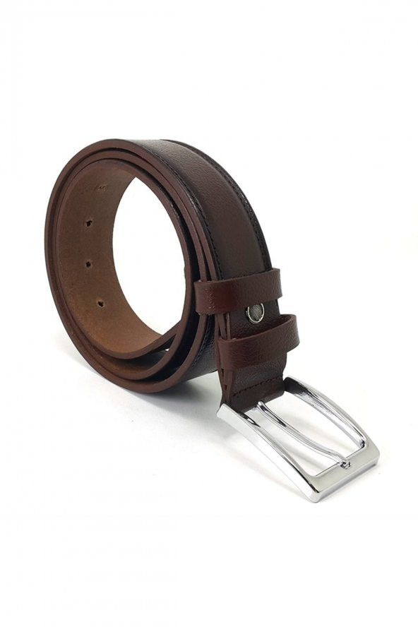 BLUES ORİJİNAL RUGAN PARLAK DERİ KEMER ÖZEL ÜRETİM 3,5 CM REAL LEATHER ürün görseli 1