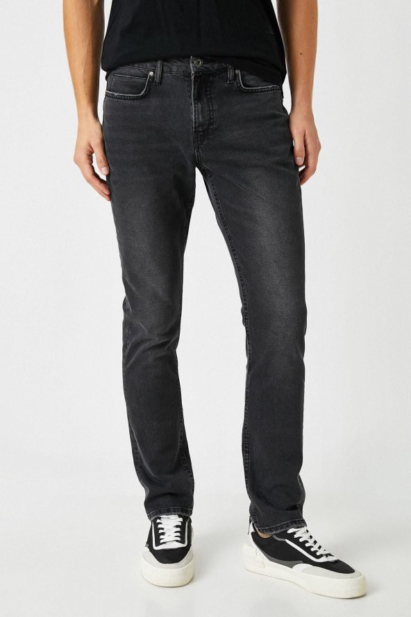 Erkek Jean Pantolon Siyah - Resim 2